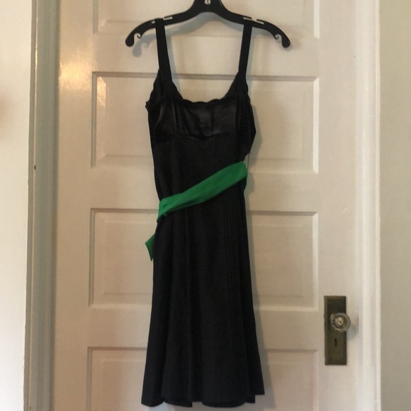 Anthropologie / Moulinette Soeurs Black A-Line Dress with Velvent Bodice Sz 2 - Picture 9 of 10